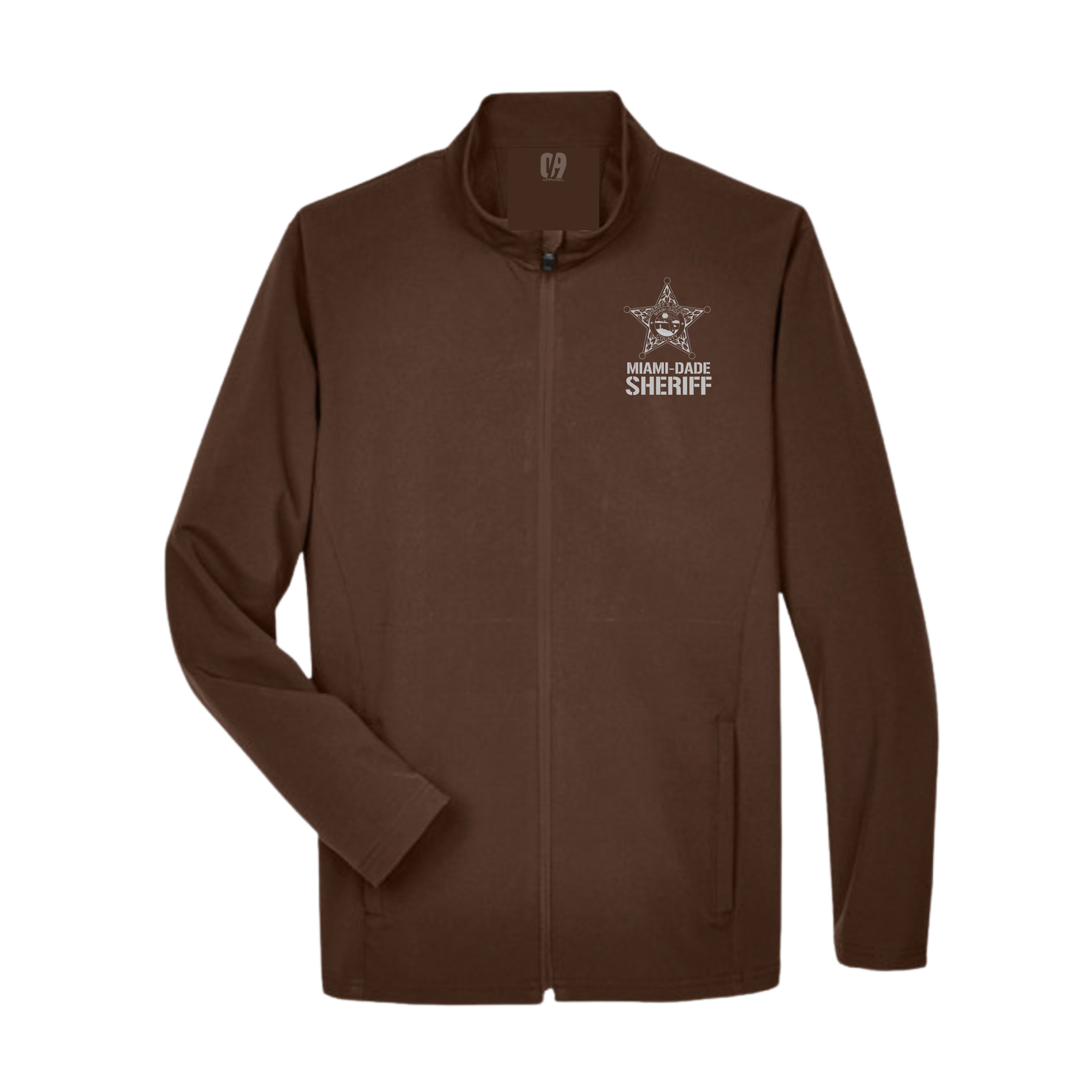 MIAMI-DADE SHERIFF RAIN JACKET: BROWN