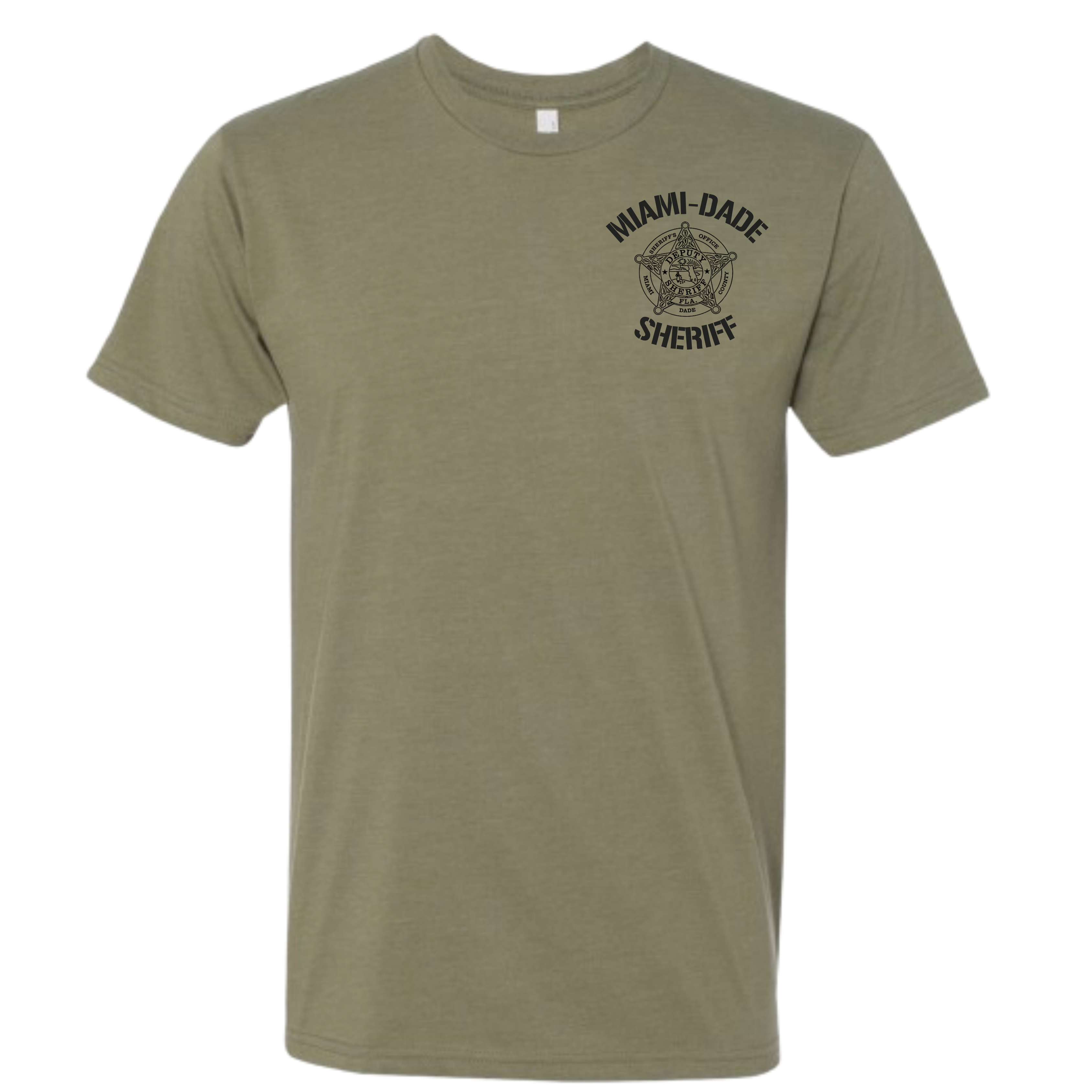 MIAMI-DADE SHERIFF NEXT LEVEL OD GREEN TEE