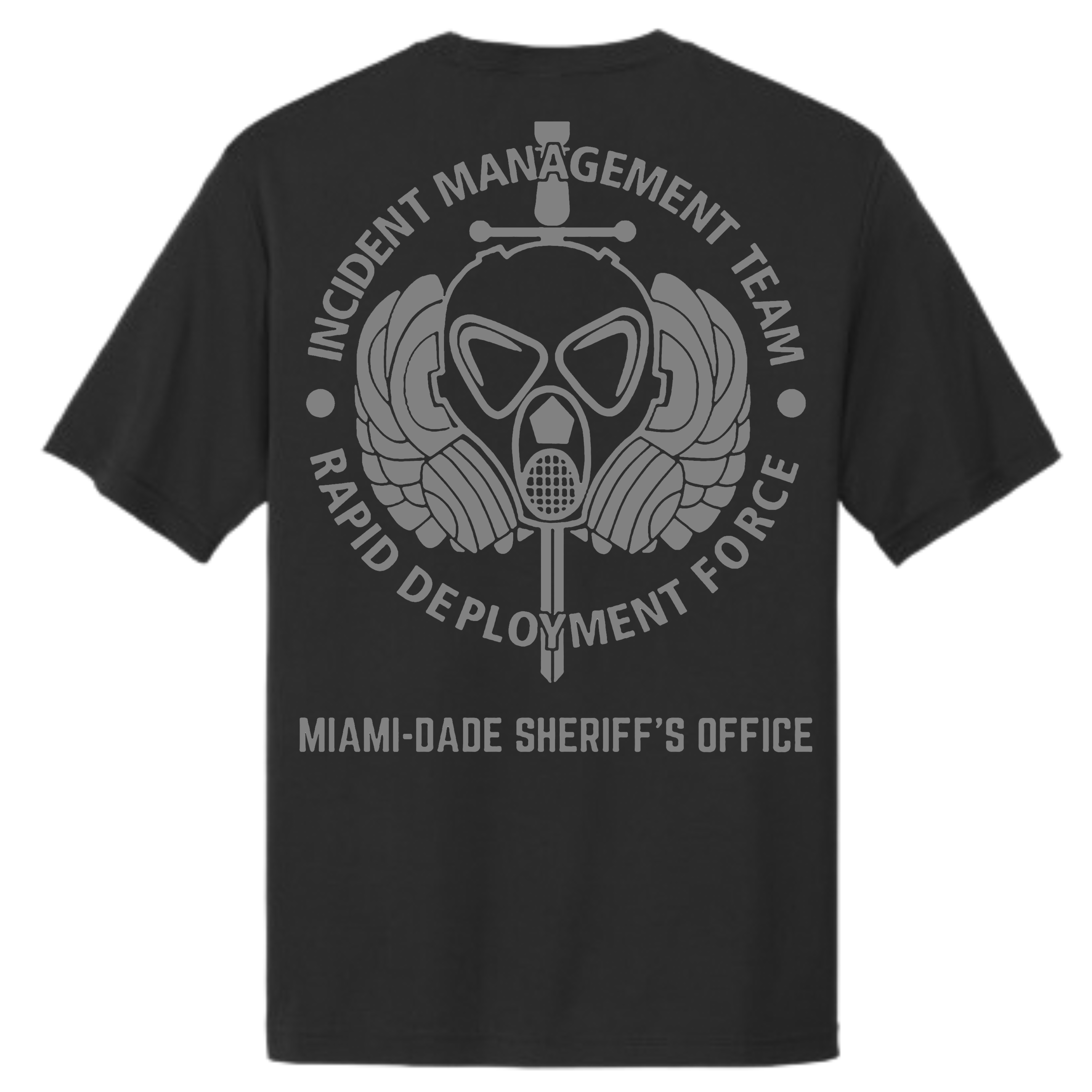 MIAMI-DADE SHERIFF RDF DRI FIT BLACK TEE