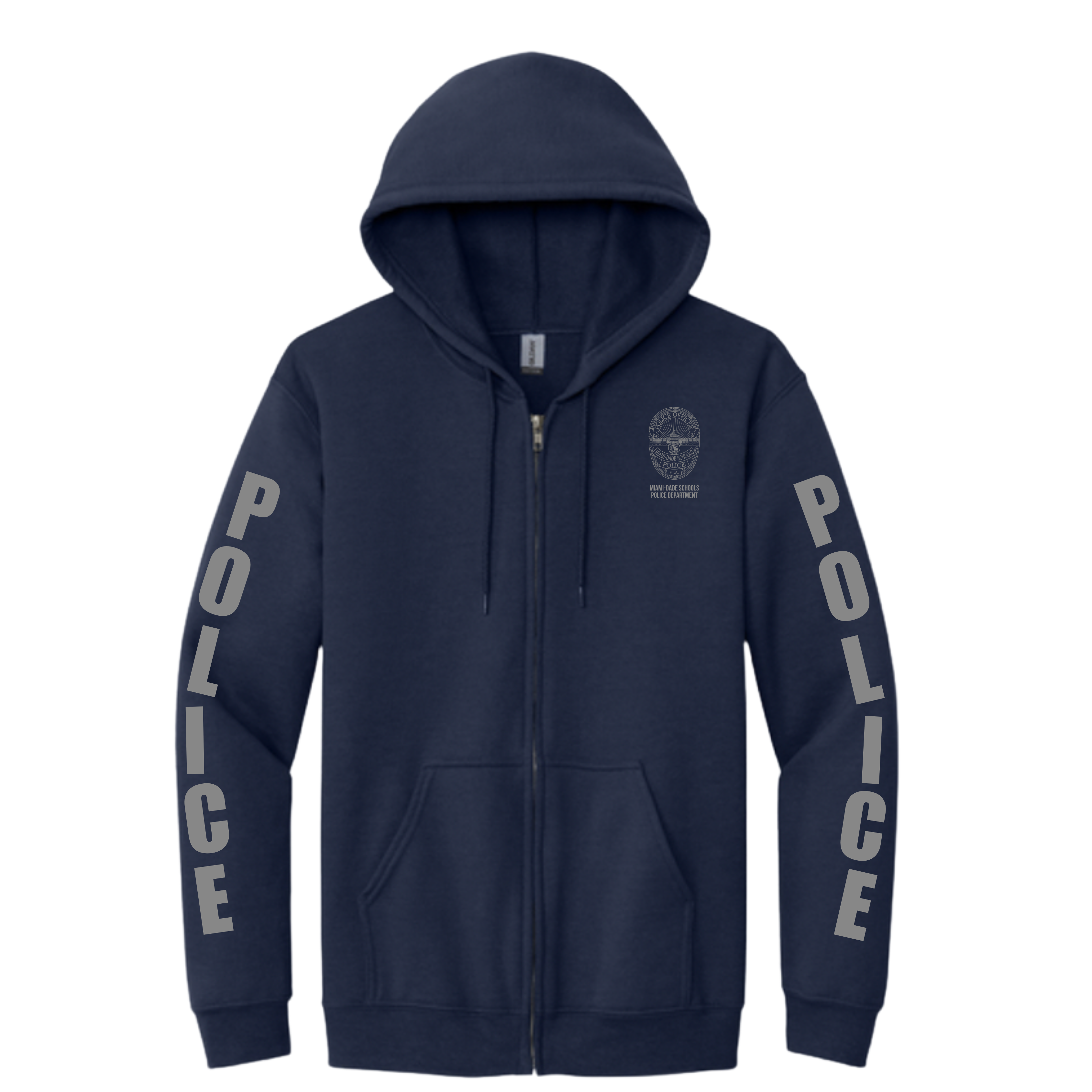 MIAMI-DADE SCHOOLS POLICE DEPARTMENT: UNISEX ZIP UP