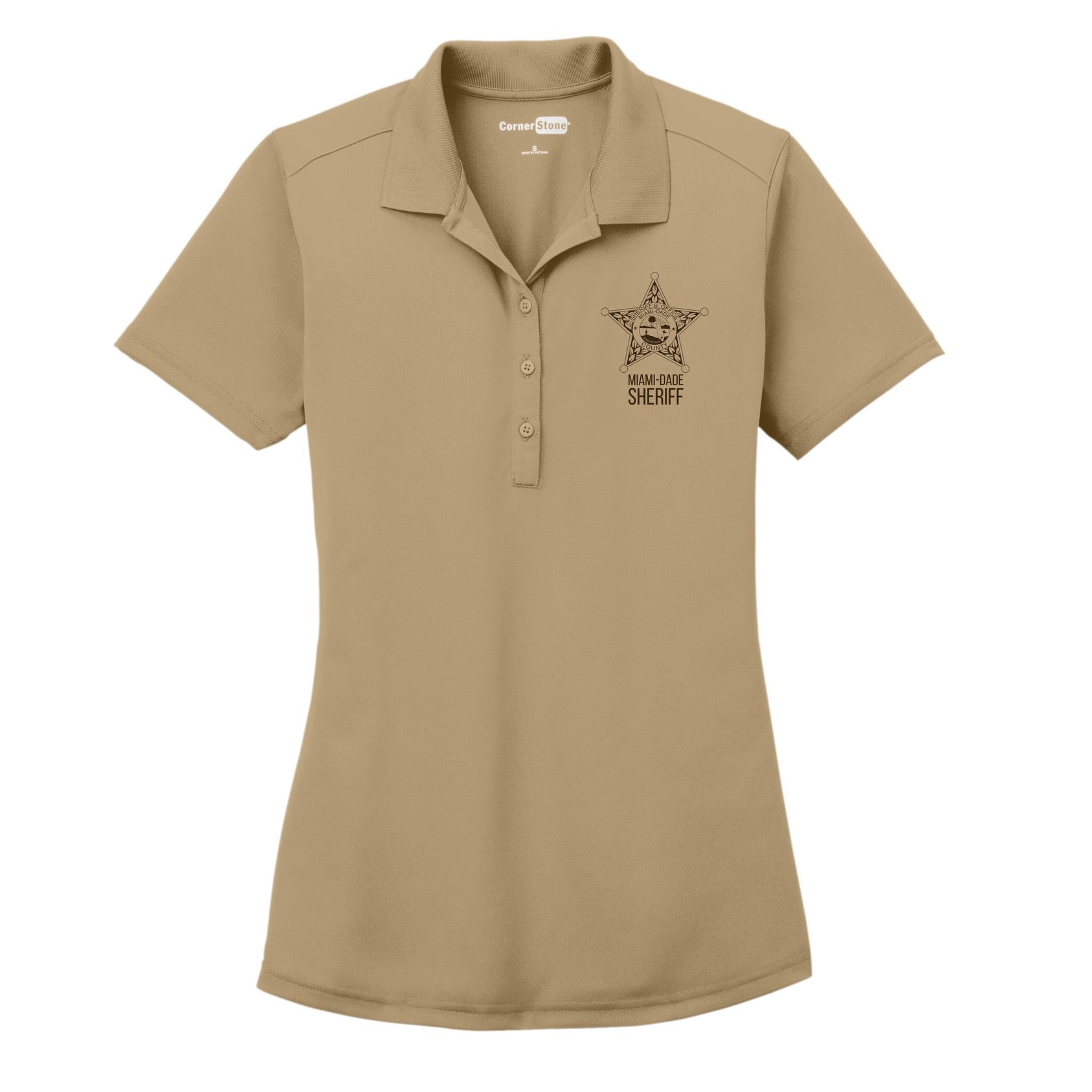 MIAMI-DADE SHERIFF DRI FIT POLO: WOMEN