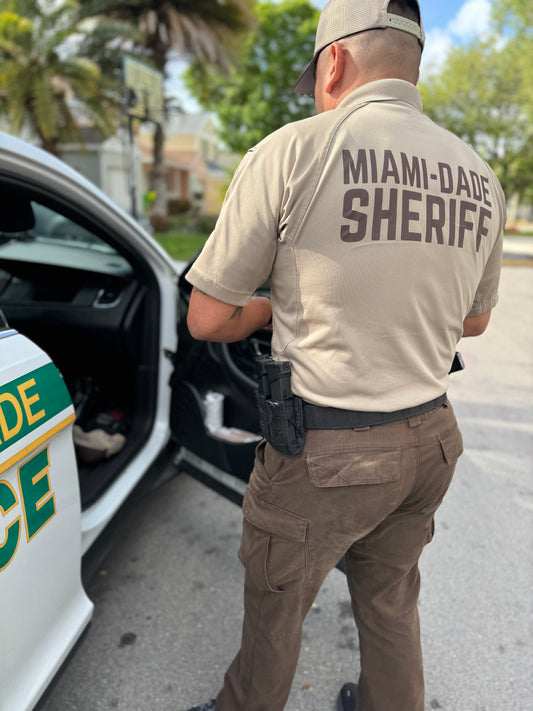 MIAMI-DADE SHERIFF DRI FIT POLO: MEN