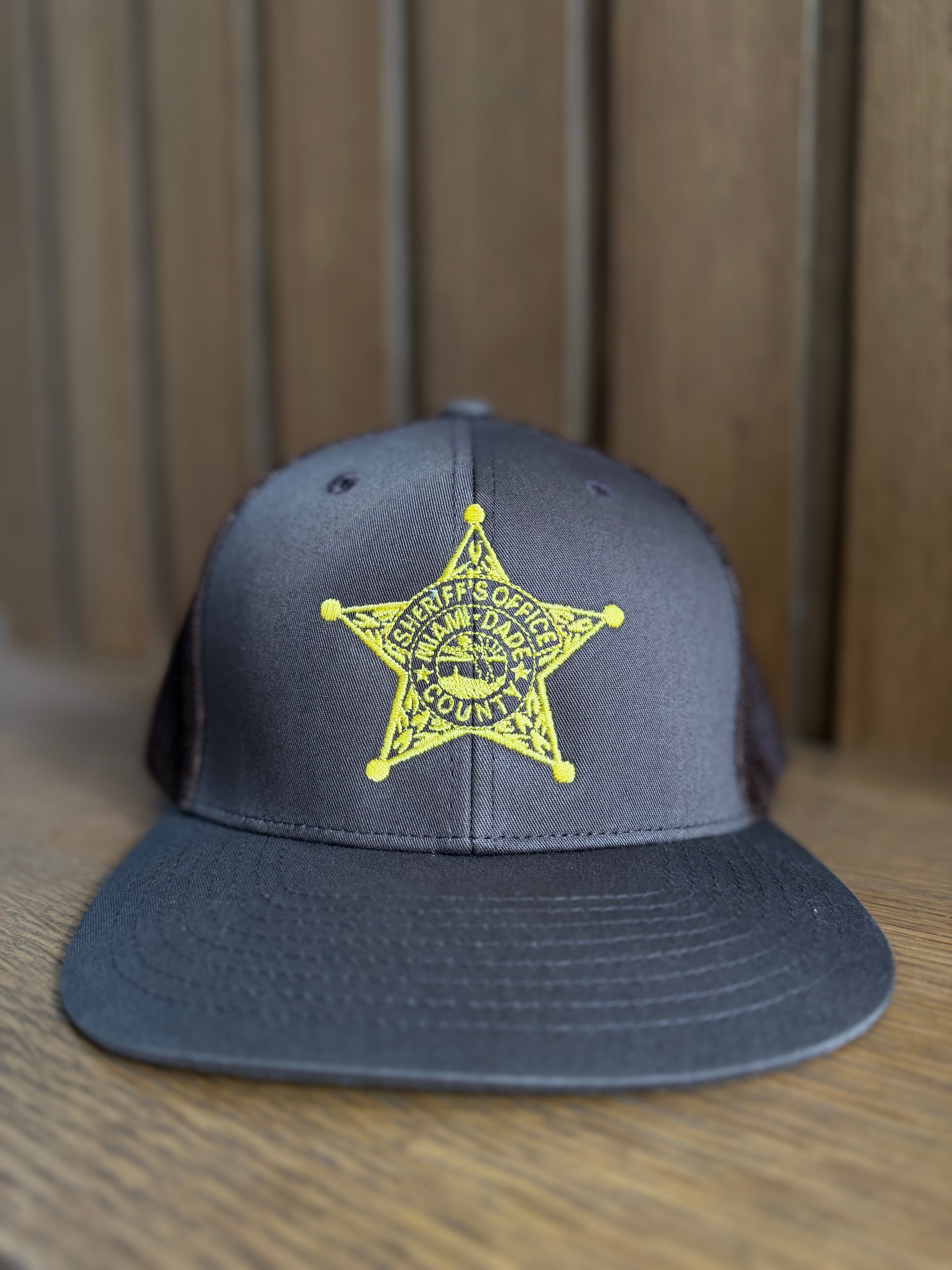 MIAMI-DADE SHERIFF'S OFFICE: FLEXFIT MESH FITTED HAT: STAR