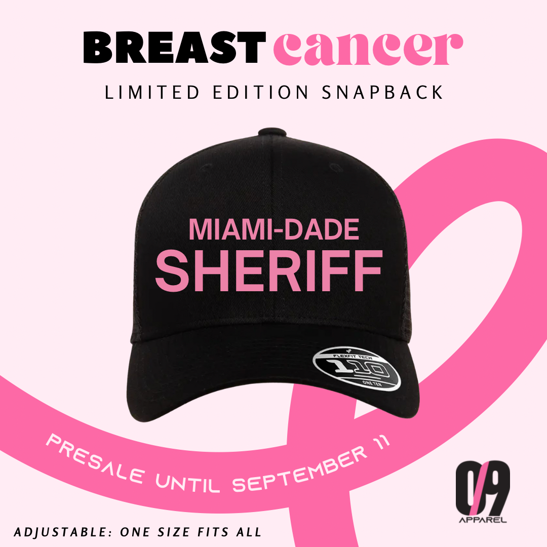 MIAMI-DADE SHERIFF LIMITED EDITION BREAST CANCER SNAPBACK