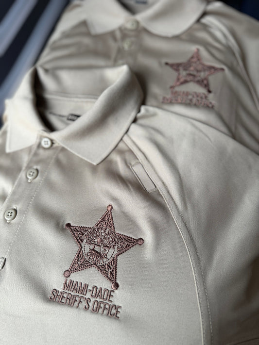 MIAMI-DADE SHERIFF DRI FIT POLO: MEN