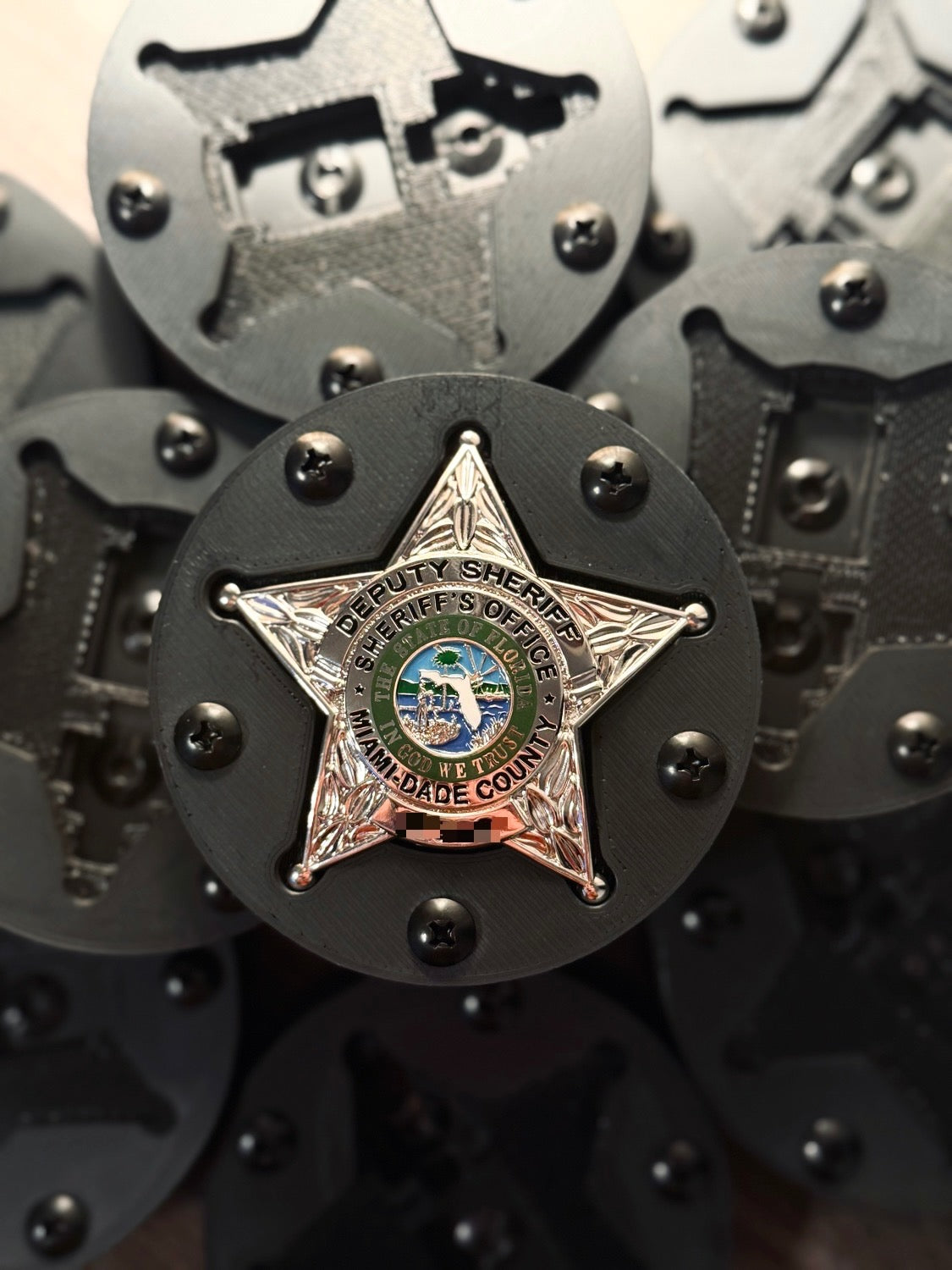 MDSO New Star Badge Clip Holder