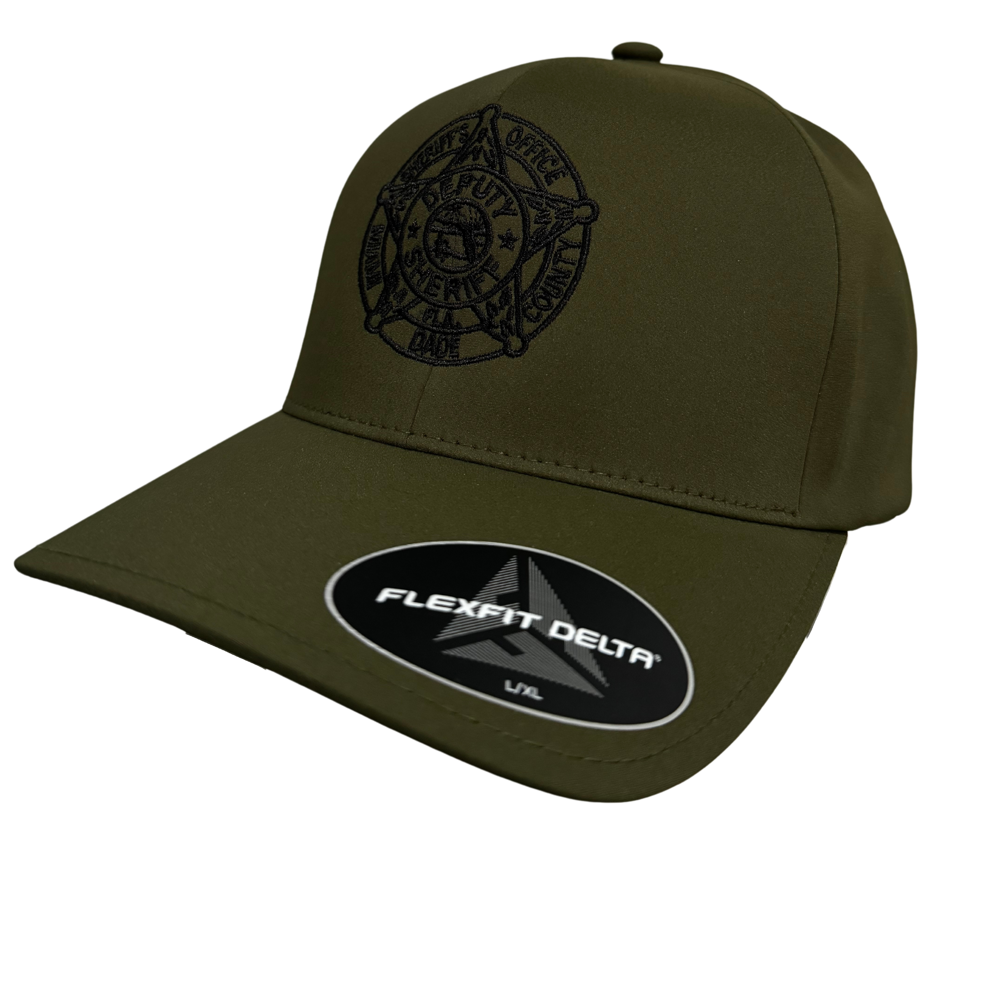 MIAMI-DADE SHERIFF DRI FIT OD GREEN HAT