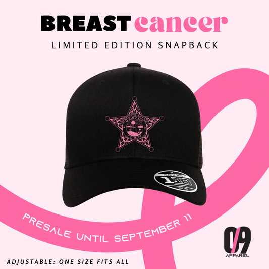 MDSO PINK BADGE LIMITED EDITION BREAST CANCER SNAPBACK