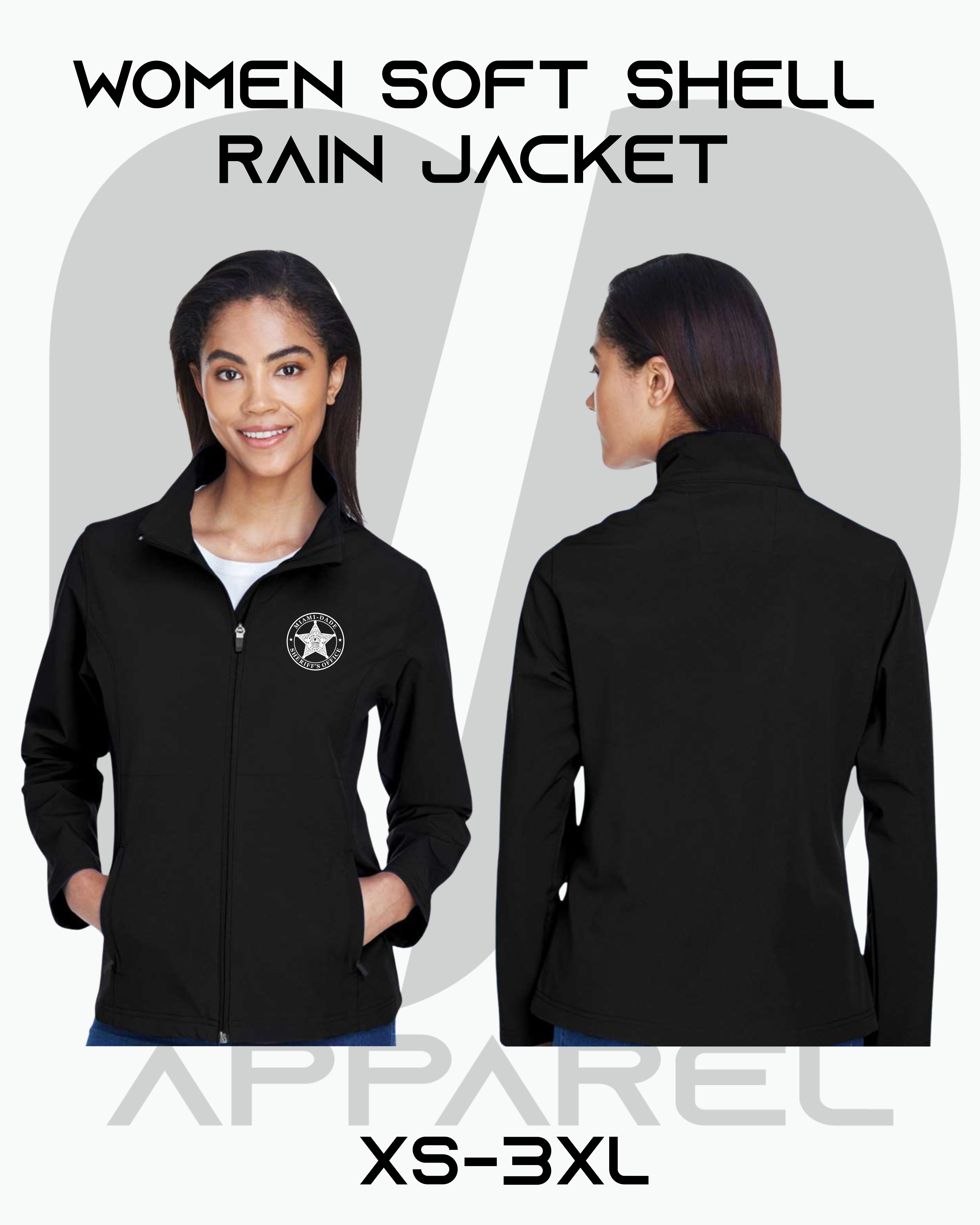 WOMEN: MIAMI-DADE SHERIFF’S OFFICE: CIVILIAN RAIN JACKET