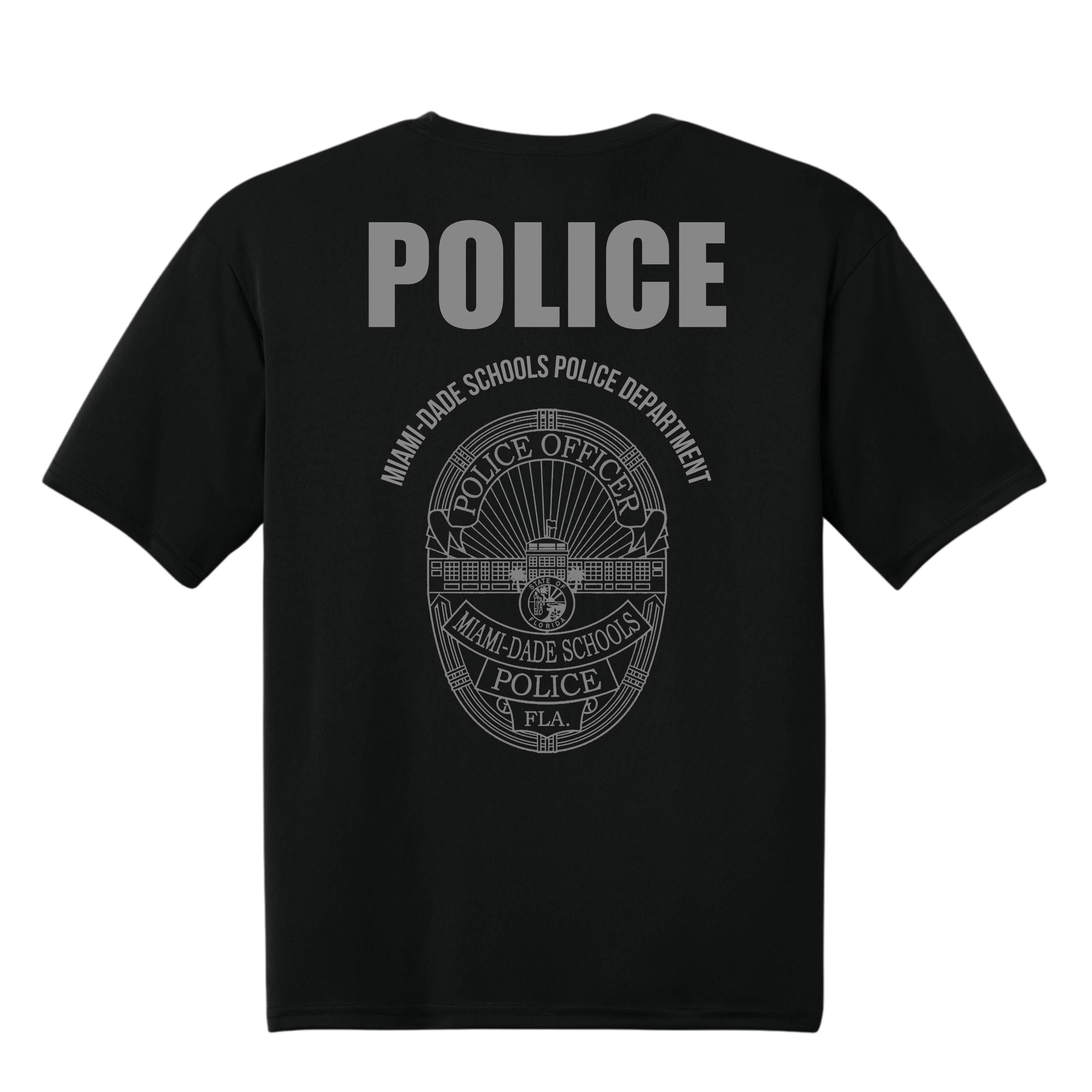 MIAMI-DADE SCHOOLS POLICE DEPARTMENT: MEN DRI FIT TEE