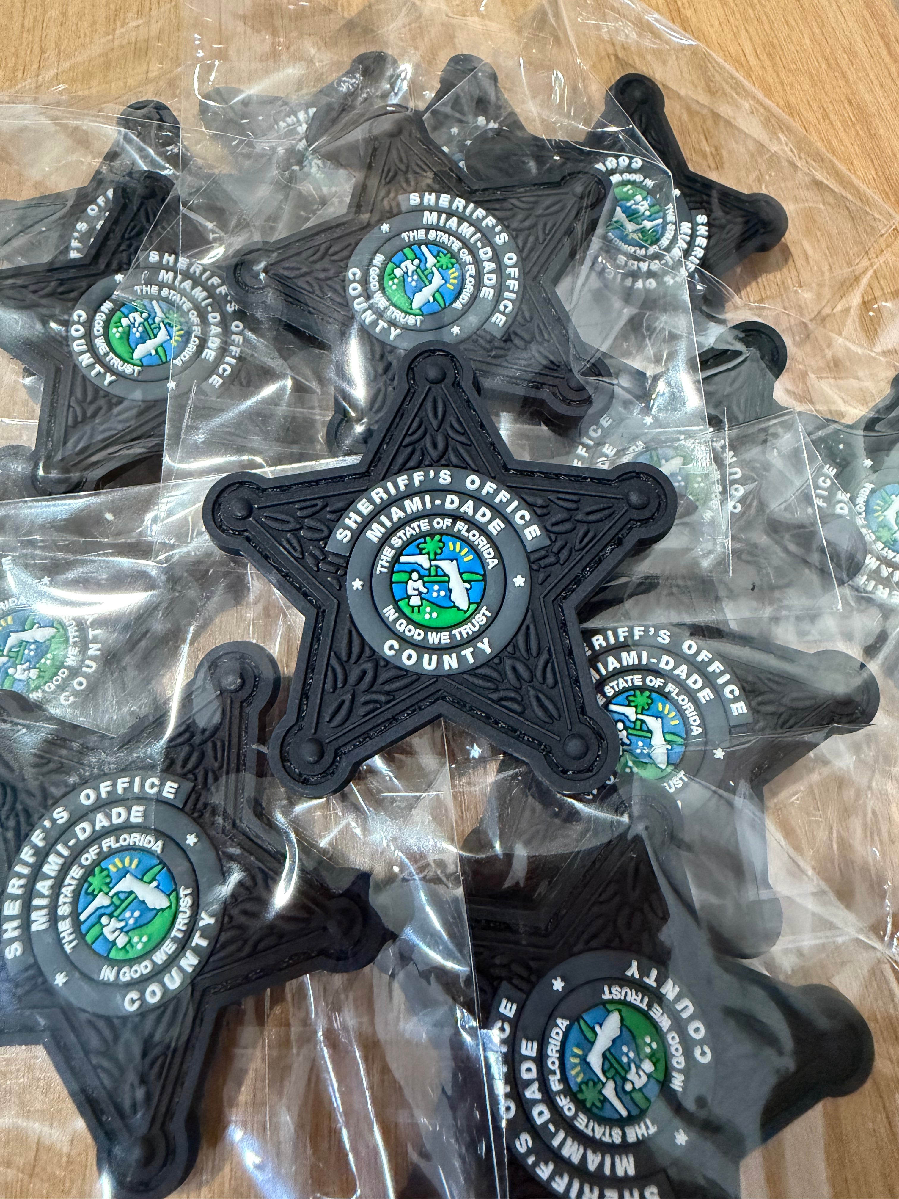 MIAMI-DADE SHERIFF’S OFFICE: 3D PVC PATCH