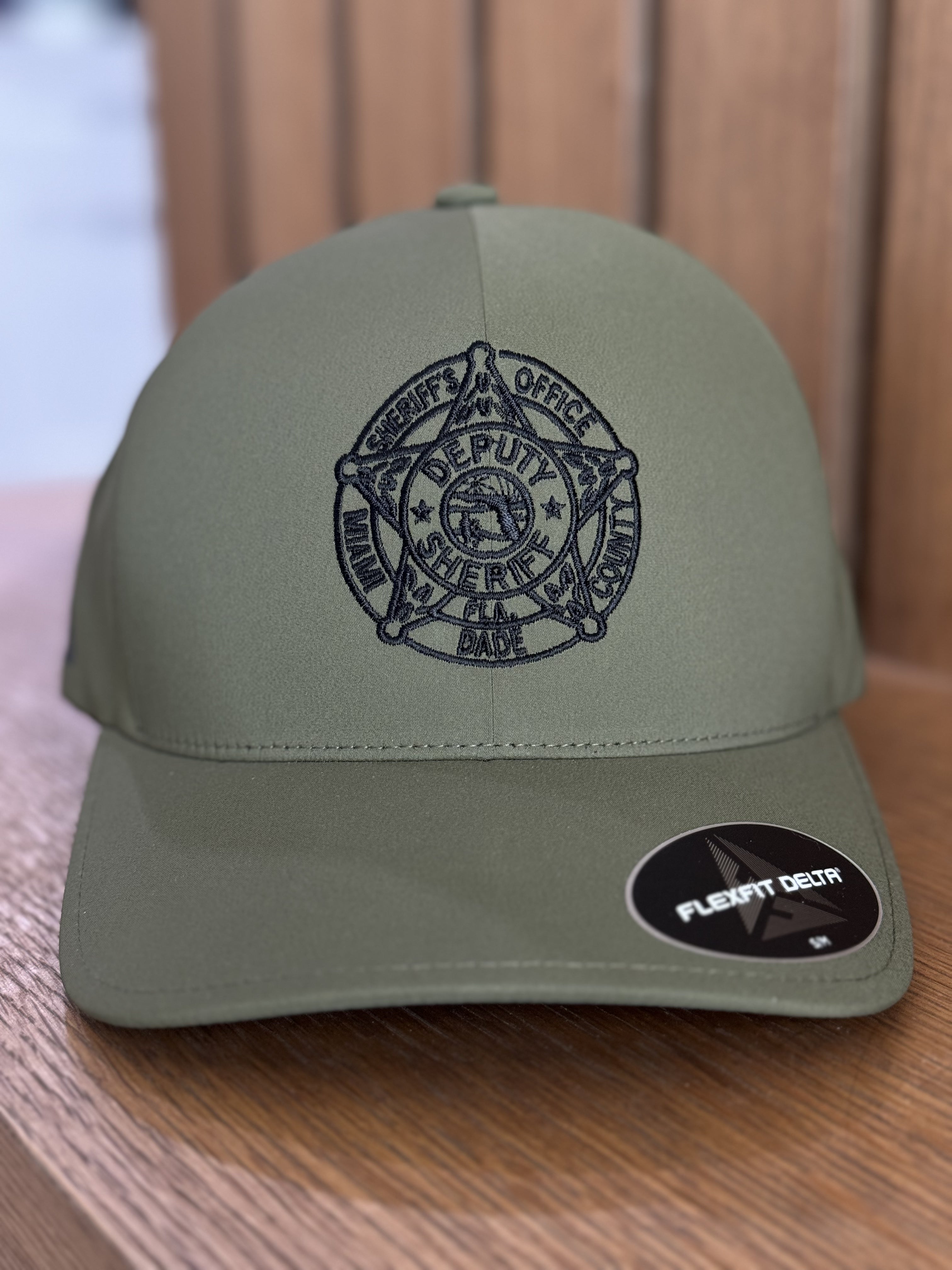 MIAMI-DADE SHERIFF DRI FIT OD GREEN HAT