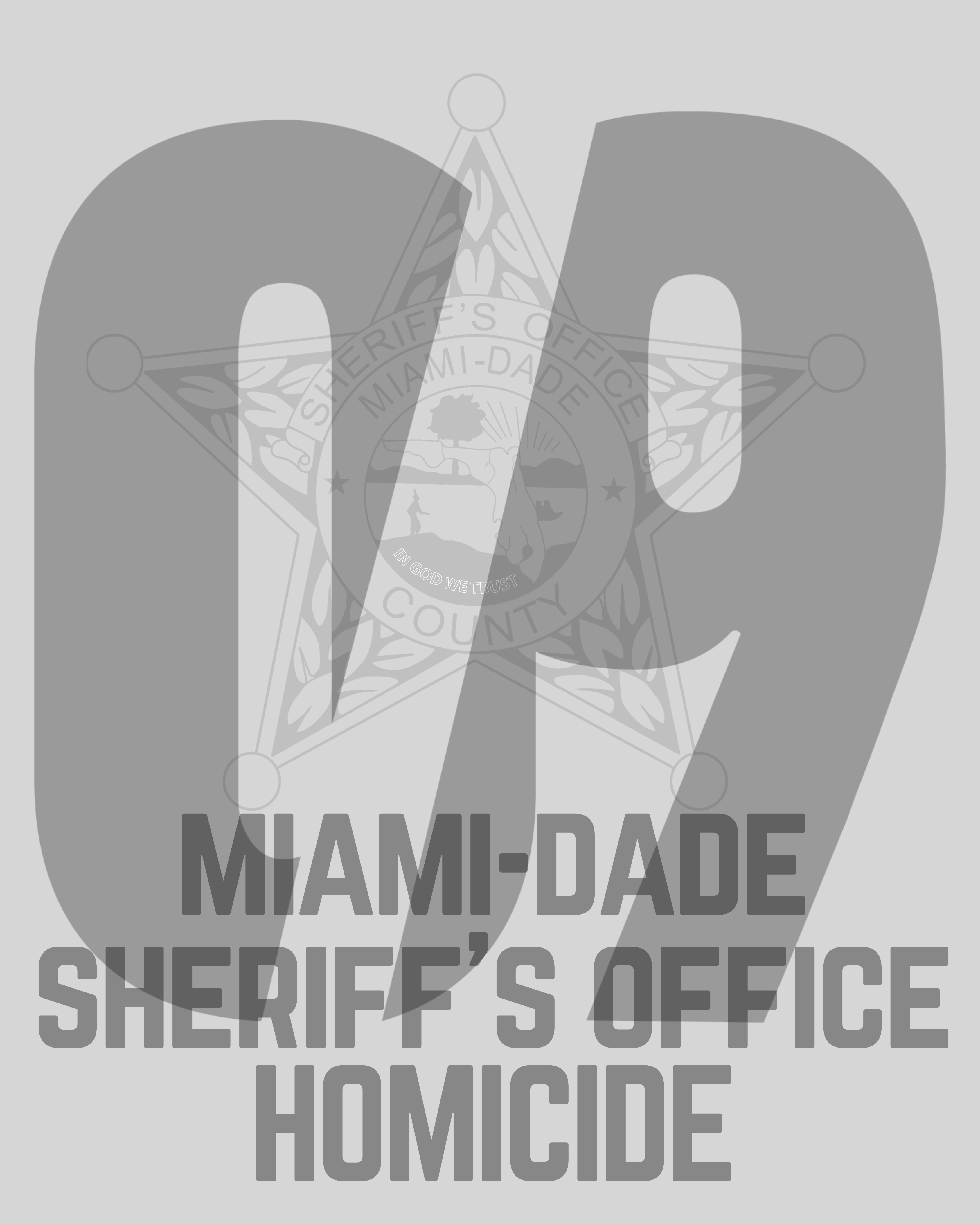 MIAMI DADE SHERIFF'S OFFICE HOMICIDE BUREAU: RAIN JACKET